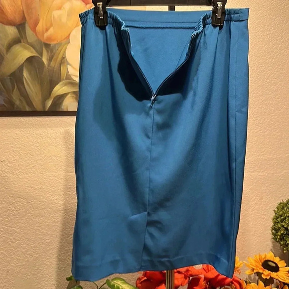 T. Milano teal skirt sets (2pcs) size 14 - Picture 7 of 9